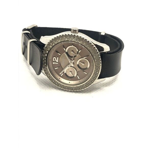 Fossil ES3733 Womens Analog Beige Dial Quartz Wrist Watch With Custom Band LP259 - Picture 5 of 9